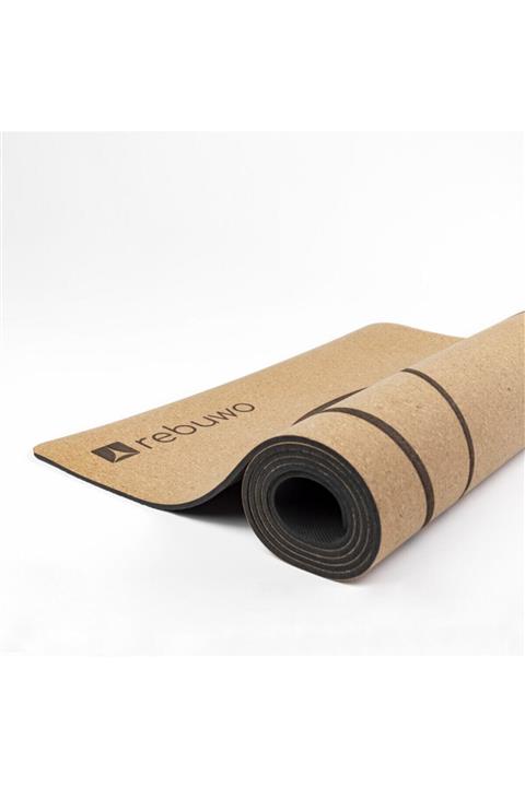 Rebuwo Tasarımlı Kauçuk ve Mantar Yoga Pilates Mat