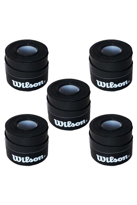 Wilson Comfort Bowl O'grips 5 Adet Grip, Tenis Raketi Gribi Siyah