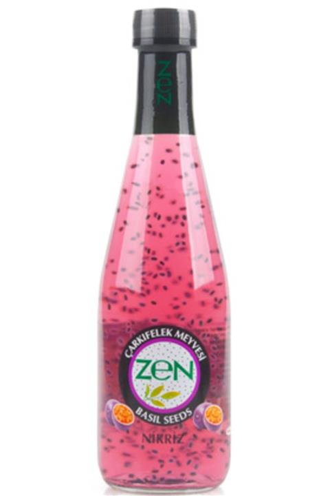 ZEN BASIL Zen Fesleğen Tohumlu Çarkıfelek Aromalı Içecek 330ml X 12 Adet