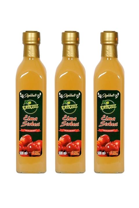 Güzeldost Saf Doğal Fermente Elma Sirkesi 3x500 Ml