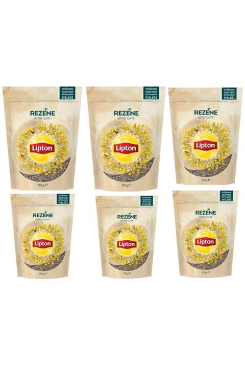 Lipton Rezene Bitki Meyve Çayı 80 G 6lı Set