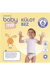 Baby&Me Xl 6 Numara 16kg 50 Adet Baby Me Külot Bez