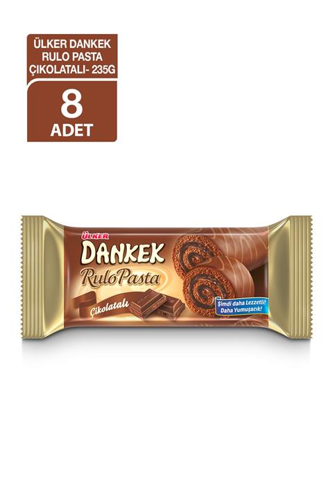 Ülker Dankek Rulo Pasta Çikolatalı 8 Adet