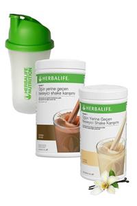 Herbalife Formül 1 Shake Karışım Seti Çikolata + Vanilya 550 gr + Shaker