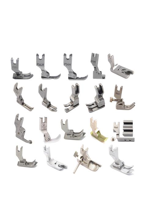 hodbehod 19 Parça Sanayi Tipi Düz Dikiş Makinası Komple Dikiş Ayak Seti