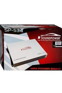 Soundmax Soundpower 3000w 4 Kanal Profesyonel Oto Anfisi Sp534