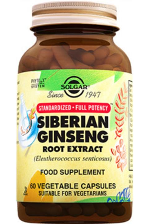 Solgar Siberian Ginseng Root Extract 60 Kapsül