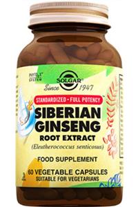 Solgar Siberian Ginseng Root Extract 60 Kapsül