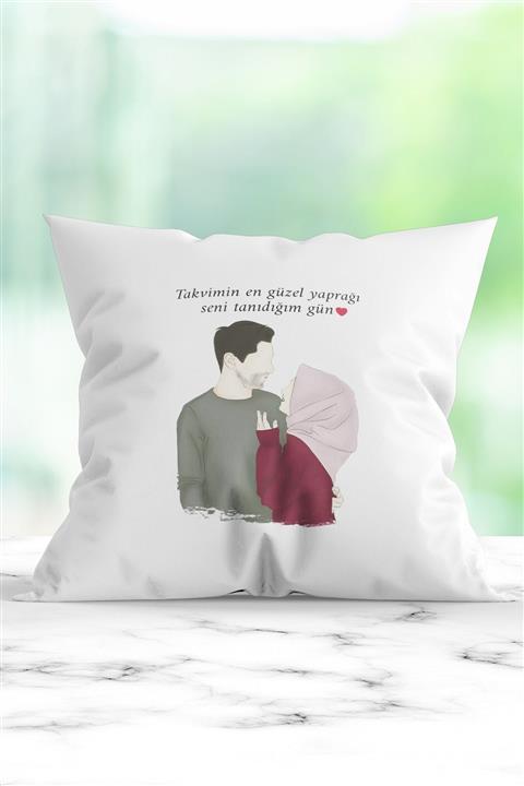 Mykupa Sevgililere Özel Baskılı Yastık