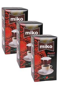 Miko Coffee Miko Dessert Pratik Filtre Kahve 3x10'lu