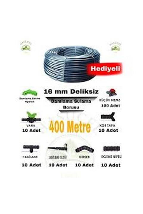 Yıldırım Deliksiz Damlama Borusu 400m Hediyeli Hazır Paket