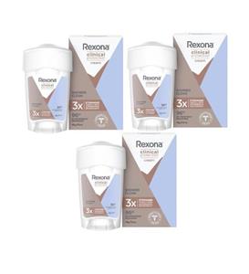 Rexona Clinical Protection Shower Clean 45ml X 3 Adet