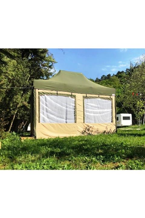 ProKamp Karavan Kamp Çadırı Kış Bahçesi Bahçe Çadırı Portatif Çardak Katlanır Karavan Tentesi Bahçe Çardağı