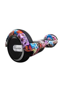 CityMate Elektrikli Kaykay Hoverboard 6.5 Inch Butterfly Grafity Desenli Akıllı - Çanta Hediyeli