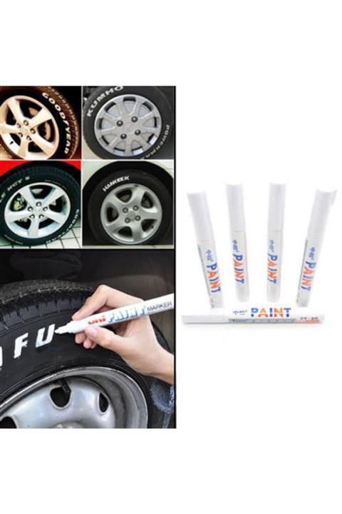 PAINT Lastik Yazı Kalemi Beyaz