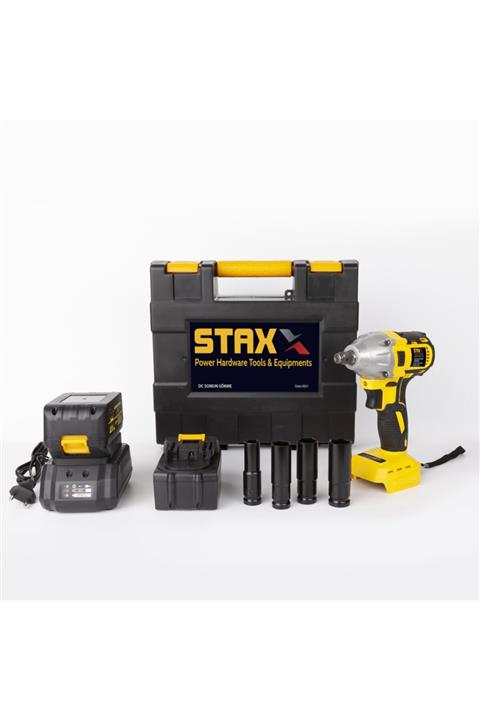 STAXX POWER Pro Speed 46v 5ah Çift Akülü 4 Ad Somun Sıkma Bijon Setli - 2 Yıl Orjinal Garantili