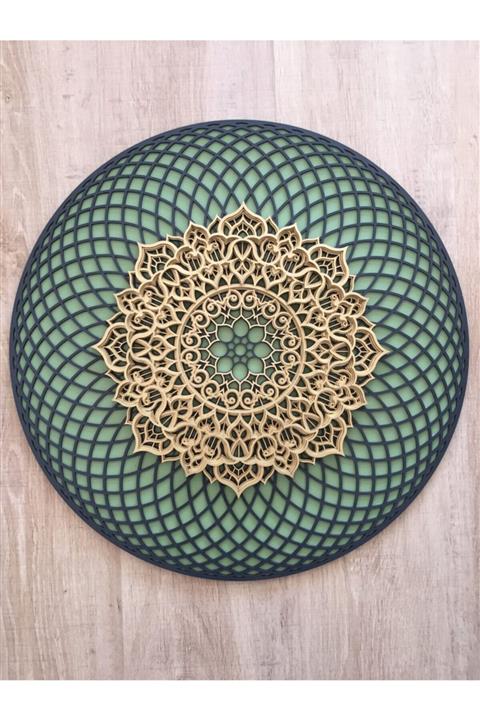 Anatoliadizayn Katmanlı Ahşap Mandala - Torus Mandala