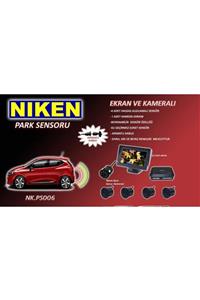 Niken Araç Geri Park Sensörü Kameralı Sabit Ekranlı12volt. 22mm Gri