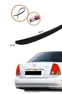 e otomarket Hyundai Accent Admire Bagaj Üstü Spoiler Piano Black