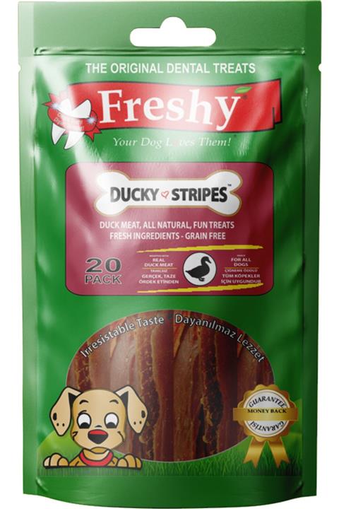 Freshy Taze Ördek Eti Şerit Köpek Ödülü 20\