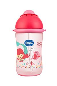 Wee Baby Pipetli Bardak 380 ml Kırmızı