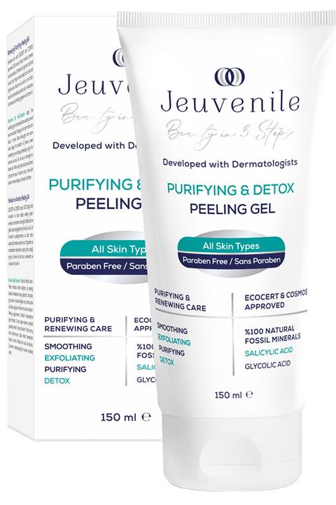 Jeuvenile Yenileyici Ve Arındırıcı %100 Doğal Fosil Mineral Içerikli Peeling Jel 150 Ml