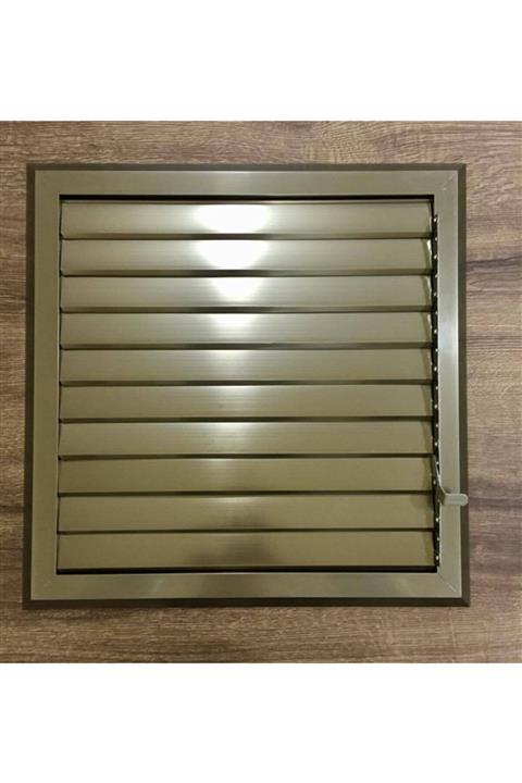 ECOVENT Bronz Krom Yüzeysel Hareketli Banyo Wc Menfezi Panjur