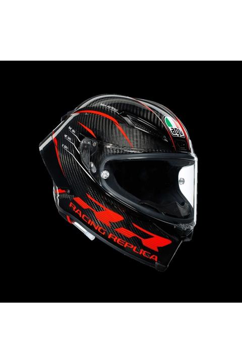 AGV Pista Gp Rr Multi Carbon Kırmızı Kapalı Kask