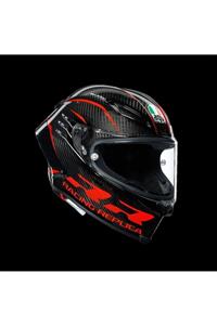 AGV Pista Gp Rr Multi Carbon Kırmızı Kapalı Kask