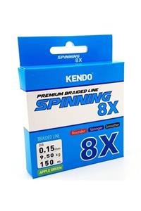 Kendo Spinning 8x Fighting ( Apple Green ) Örgü Ip Olta Misinası 150mt 0.15 Mm