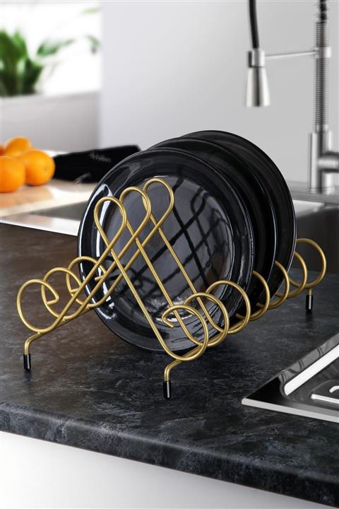 metalshop Ferforje 6'lı Tabak Dizme Standı