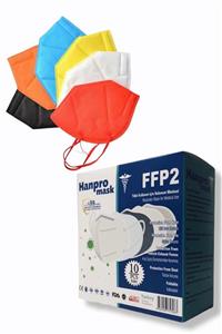 hanpromask 10 Adet Karışık Renk Ffp2 Maske