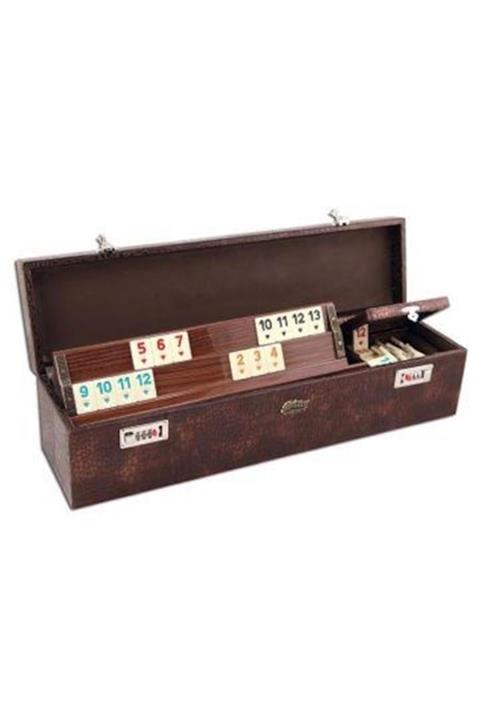 Star Elit Okey Takımı Deri Kilitli Kutu