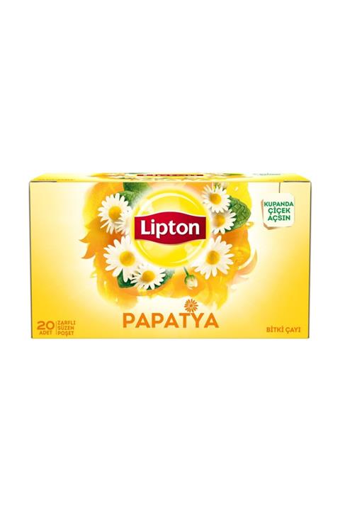Lipton Papatya 20 Adet Poşet Sallama Bitki Çayı