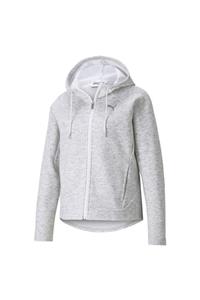 Puma Evostripe Full-zip Hoodie Kadın Beyaz Sweatshirt 58915702