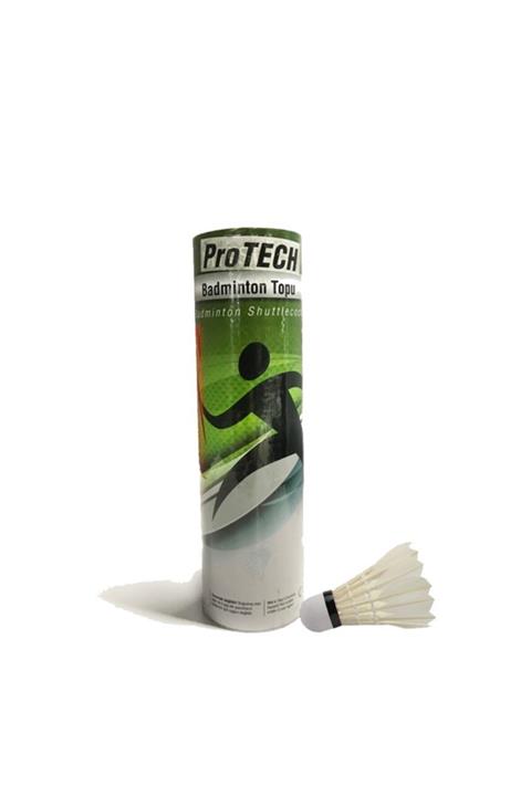 PROTECH Badmınton Topu 6`lı Kaz Tüyü-silindir Kutuda