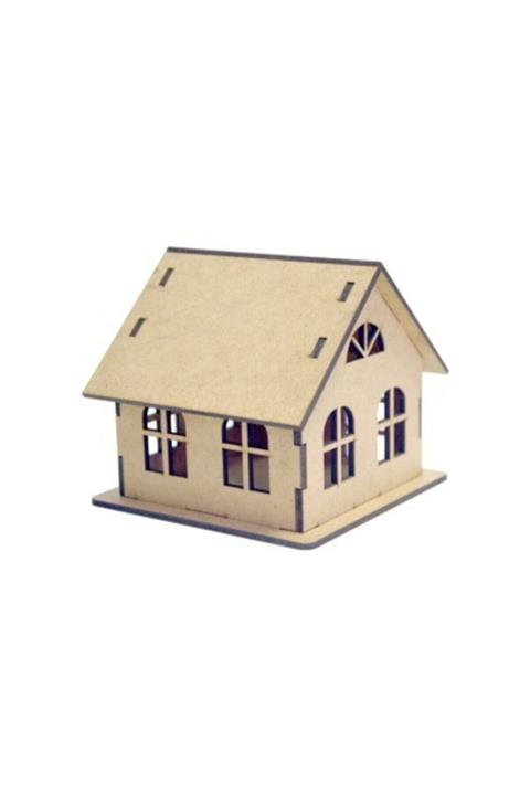 DGSM 3d Ahşap Küçük Ev Maket Boyama