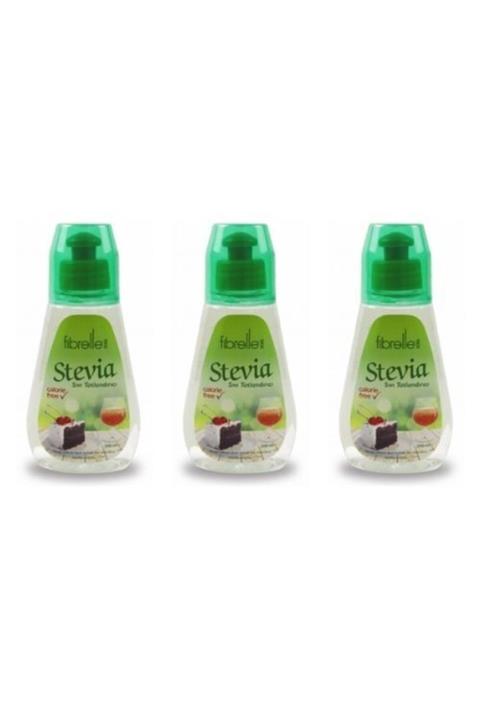 Fibrelle Zero Stevialı Sıvı Tatlandırıcı (200 ml) 3 Adet