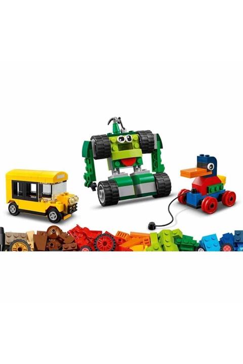 LEGO ® Classic® 2021 Yapım Parçaları Ve Tekerlekler 11014  4+ Yaş Için Zihin Geliştirme (653 Parça)