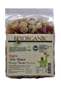 BEYORGANİK Organik Teker Makarna (bezelye,pancar,balkabak) 240gr