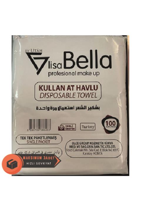 LisaBella Tek Kullanımlık Havlu - 100 adet tekli paket