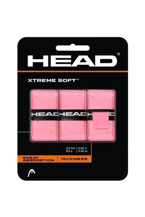 Head Xtreme Soft 3'lü Tenis Gribi Pembe