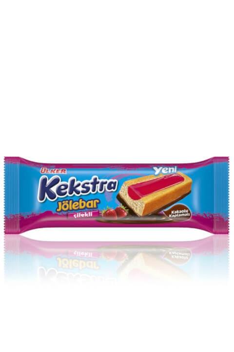 sahanedunya Ülker Kekstra Jölebar Çilekli Kek 47 Gr (18 Adet)
