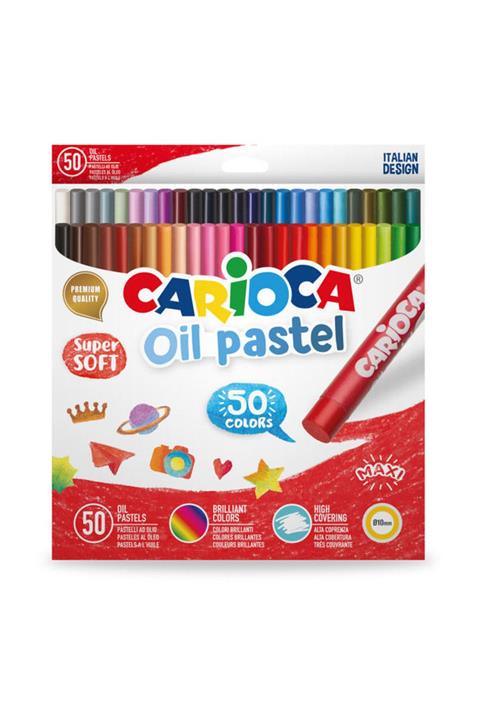 CARIOCA Carioca Yağlı Pastel Boya Maxi Paket 50 Renk
