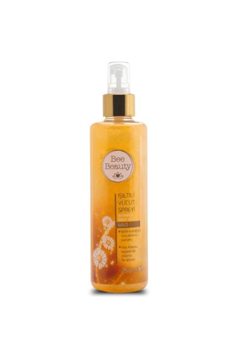 Bee Beauty Gold Işıltılı Vücut Spreyi 250 Ml