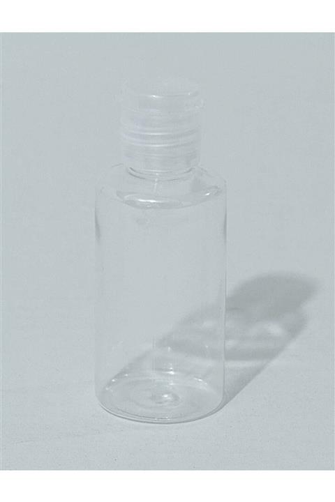 ERCİYES AMBALAJ 50 Ml Dökme Kapaklı Boş Pet Şişe Sağlam Plastik 10 Adet