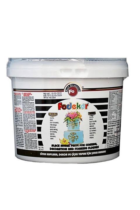 FO Siyah Şeker Hamuru 2.5 Kg Kova