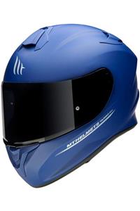 MT Helmets Mt Targo Mat Mavi Full Face Kask(beyaz Camlıdır)