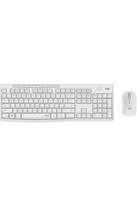 logitech Mk295 Kablosuz Sessiz Klavye Mouse Set Beyaz 920-010089