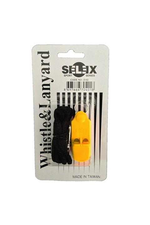 SELEX D 02 Ipli Düdük Sarı